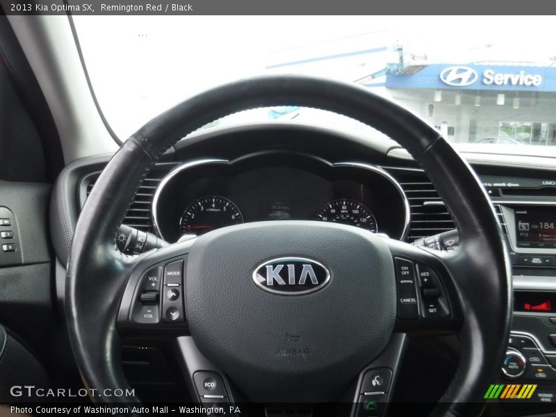 Remington Red / Black 2013 Kia Optima SX