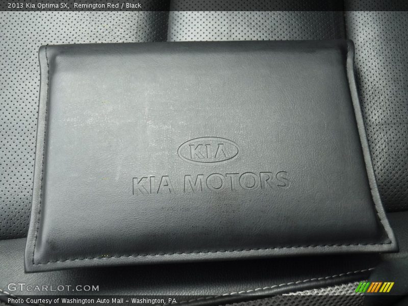 Remington Red / Black 2013 Kia Optima SX