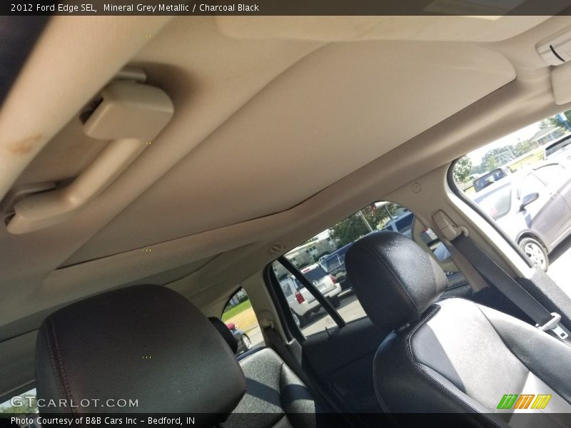 Mineral Grey Metallic / Charcoal Black 2012 Ford Edge SEL