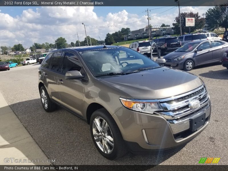Mineral Grey Metallic / Charcoal Black 2012 Ford Edge SEL