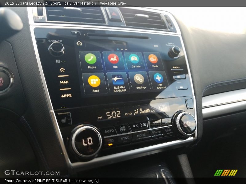 Controls of 2019 Legacy 2.5i Sport