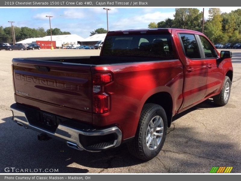 Cajun Red Tintcoat / Jet Black 2019 Chevrolet Silverado 1500 LT Crew Cab 4WD