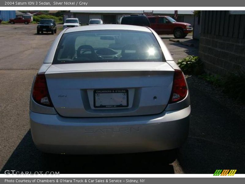 Silver Nickel / Grey 2004 Saturn ION 3 Sedan