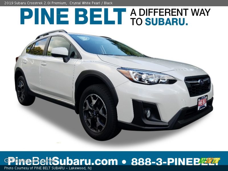 Crystal White Pearl / Black 2019 Subaru Crosstrek 2.0i Premium