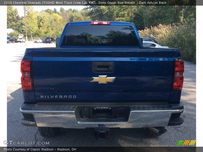 Deep Ocean Blue Metallic / Dark Ash/Jet Black 2019 Chevrolet Silverado 2500HD Work Truck Crew Cab 4WD