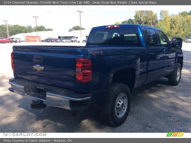Deep Ocean Blue Metallic / Dark Ash/Jet Black 2019 Chevrolet Silverado 2500HD Work Truck Crew Cab 4WD