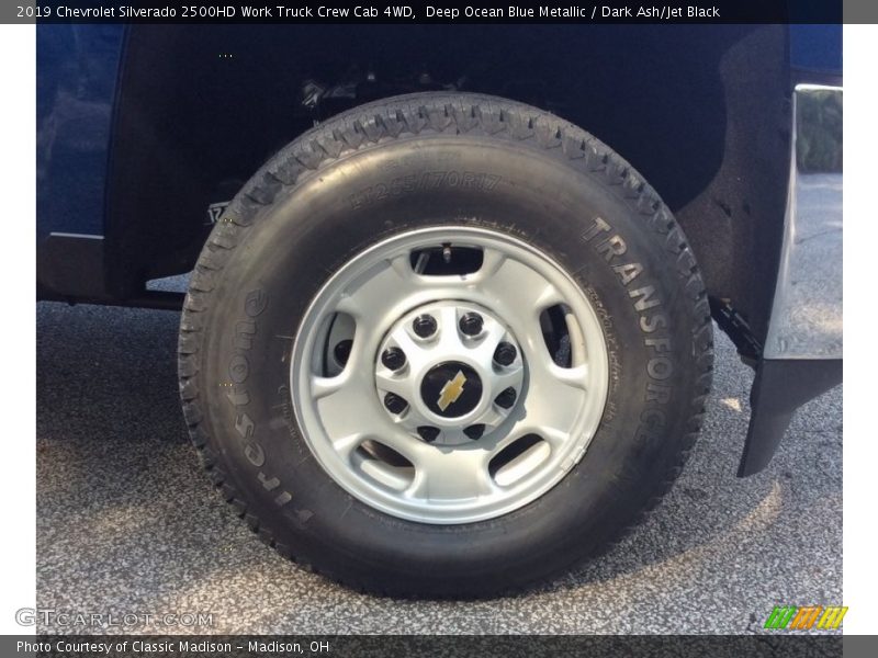 Deep Ocean Blue Metallic / Dark Ash/Jet Black 2019 Chevrolet Silverado 2500HD Work Truck Crew Cab 4WD
