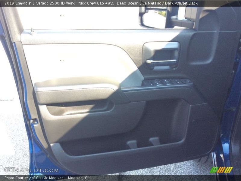 Deep Ocean Blue Metallic / Dark Ash/Jet Black 2019 Chevrolet Silverado 2500HD Work Truck Crew Cab 4WD