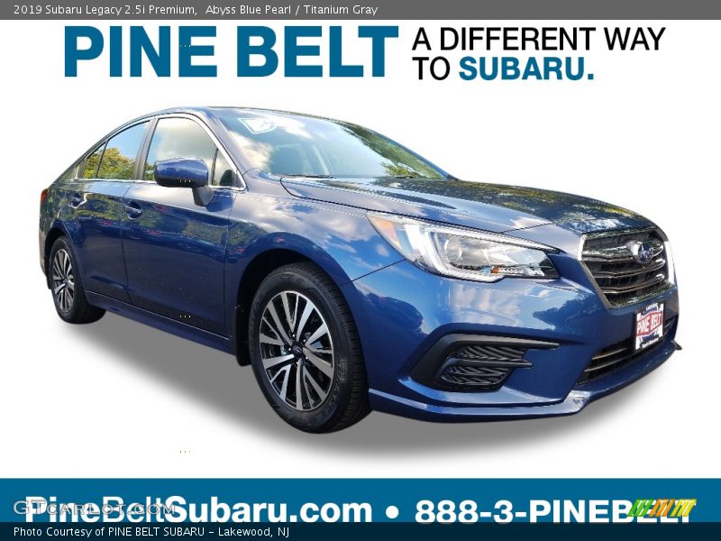 Abyss Blue Pearl / Titanium Gray 2019 Subaru Legacy 2.5i Premium