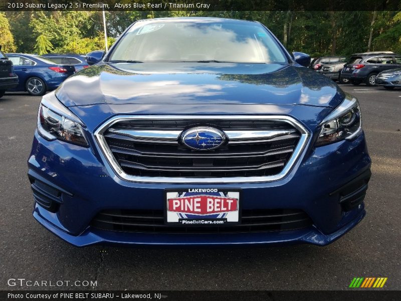 Abyss Blue Pearl / Titanium Gray 2019 Subaru Legacy 2.5i Premium