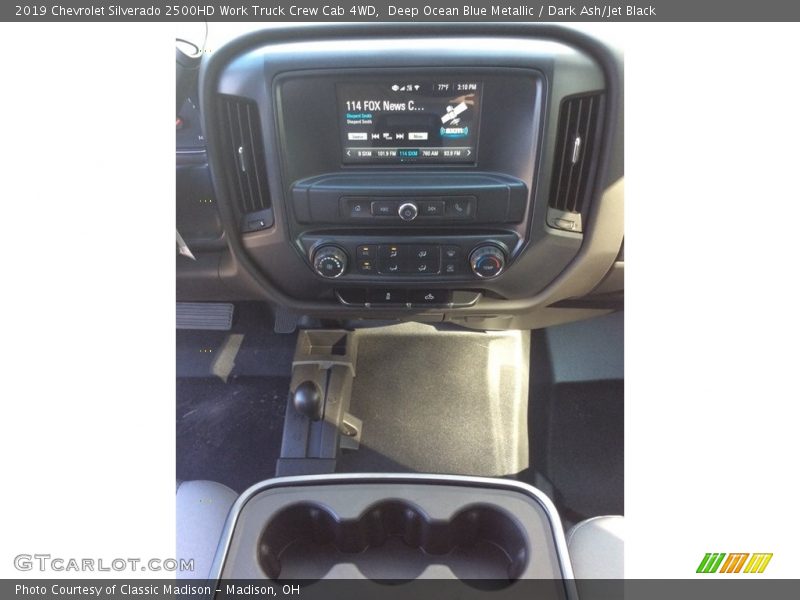 Deep Ocean Blue Metallic / Dark Ash/Jet Black 2019 Chevrolet Silverado 2500HD Work Truck Crew Cab 4WD