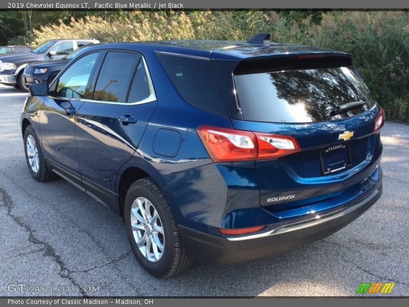 Pacific Blue Metallic / Jet Black 2019 Chevrolet Equinox LT