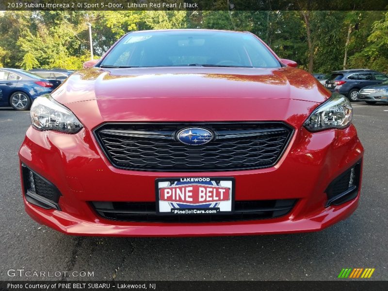 Lithium Red Pearl / Black 2019 Subaru Impreza 2.0i Sport 5-Door