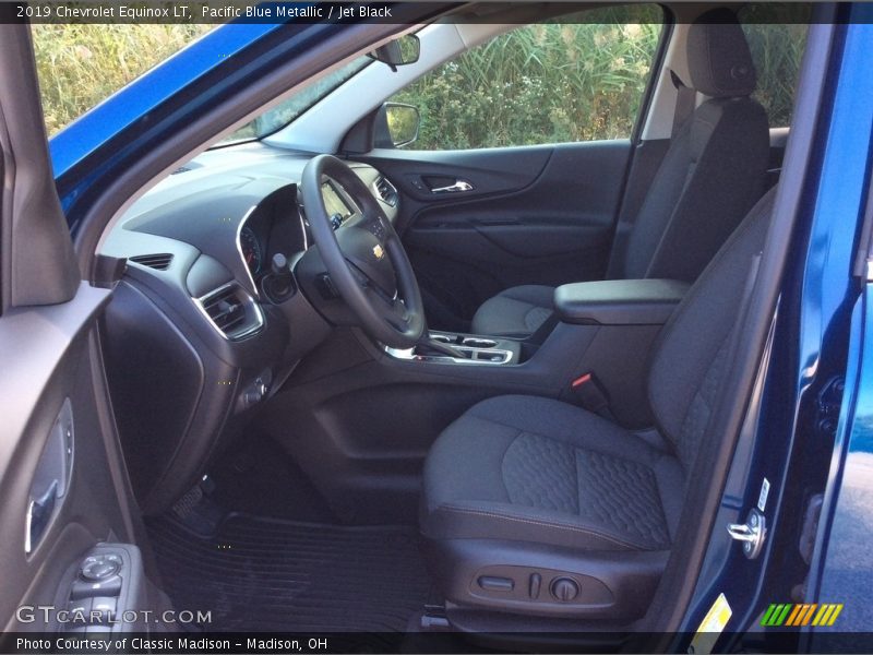 Pacific Blue Metallic / Jet Black 2019 Chevrolet Equinox LT