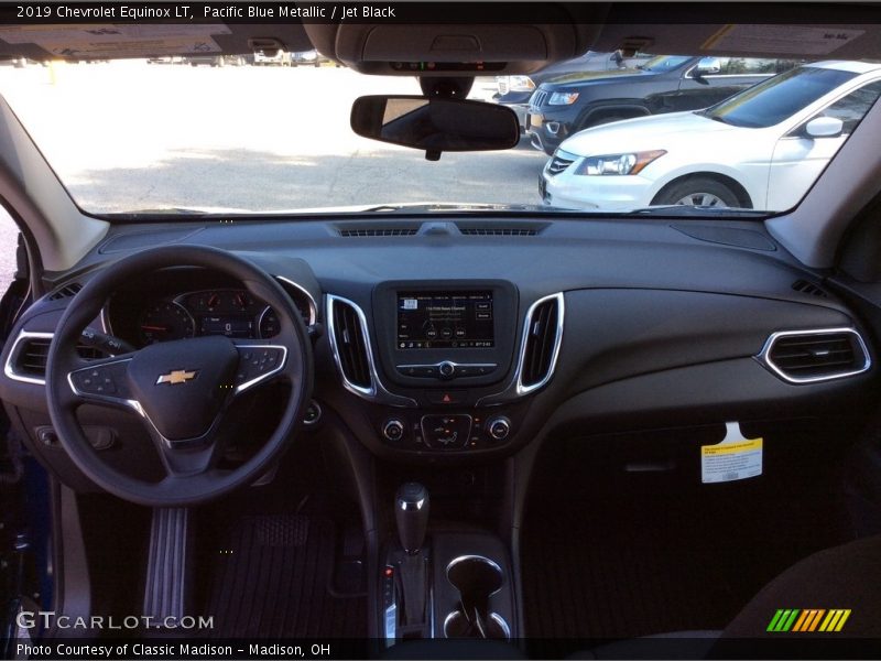 Pacific Blue Metallic / Jet Black 2019 Chevrolet Equinox LT