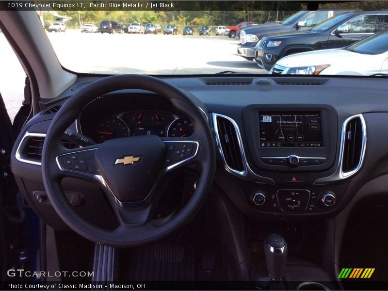 Pacific Blue Metallic / Jet Black 2019 Chevrolet Equinox LT