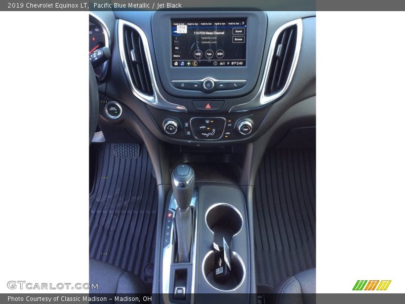 Pacific Blue Metallic / Jet Black 2019 Chevrolet Equinox LT