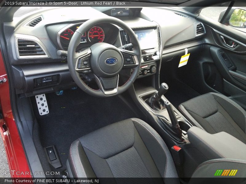  2019 Impreza 2.0i Sport 5-Door Black Interior