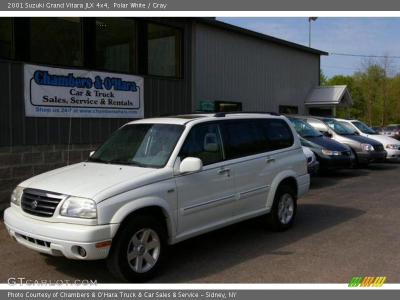 Polar White / Gray 2001 Suzuki Grand Vitara JLX 4x4