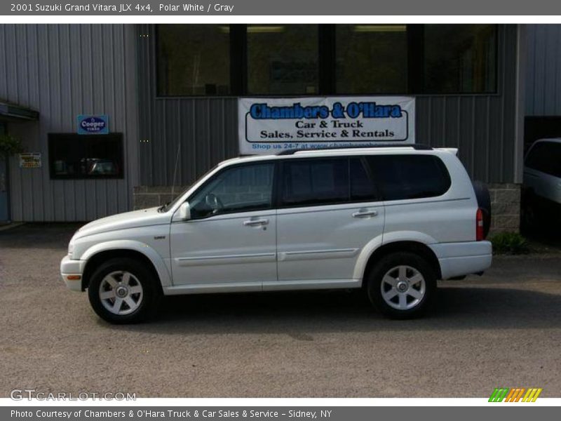 Polar White / Gray 2001 Suzuki Grand Vitara JLX 4x4