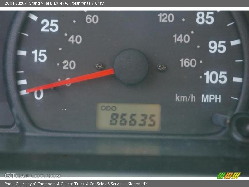 Polar White / Gray 2001 Suzuki Grand Vitara JLX 4x4
