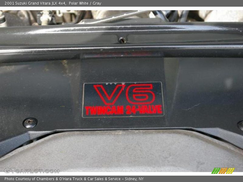Polar White / Gray 2001 Suzuki Grand Vitara JLX 4x4