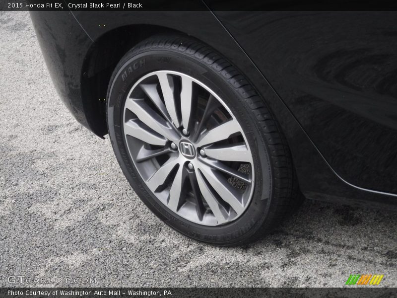 Crystal Black Pearl / Black 2015 Honda Fit EX