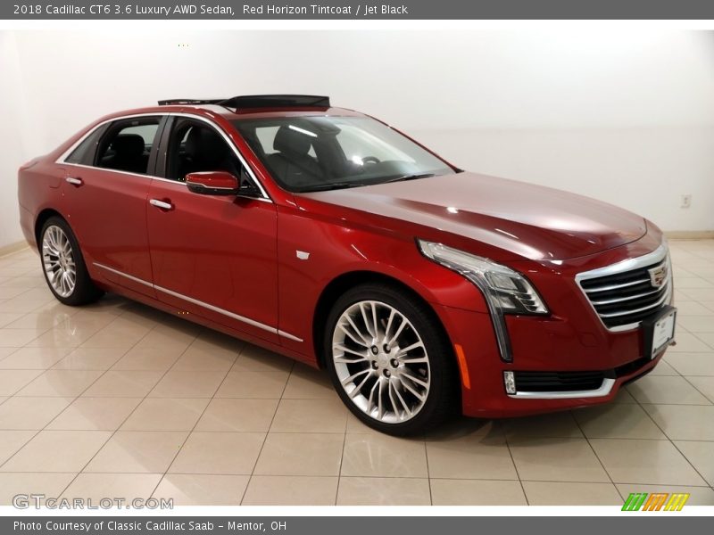 Red Horizon Tintcoat / Jet Black 2018 Cadillac CT6 3.6 Luxury AWD Sedan