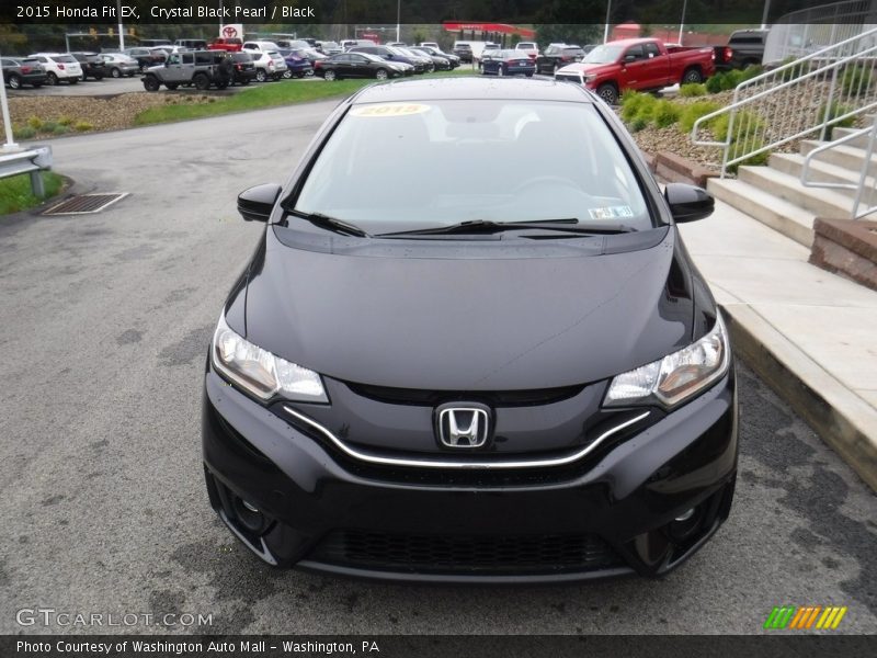Crystal Black Pearl / Black 2015 Honda Fit EX
