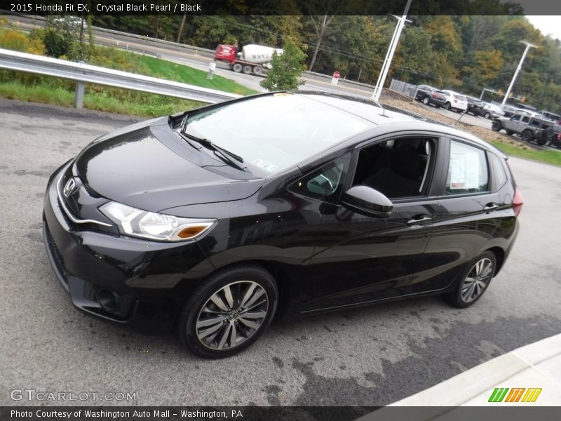 Crystal Black Pearl / Black 2015 Honda Fit EX