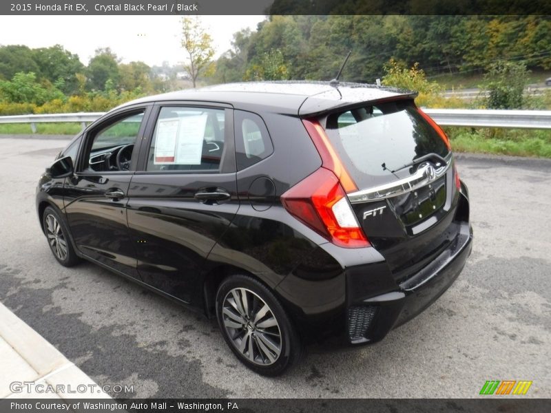 Crystal Black Pearl / Black 2015 Honda Fit EX