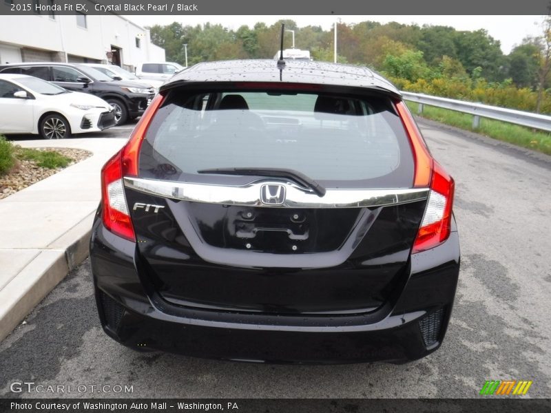 Crystal Black Pearl / Black 2015 Honda Fit EX