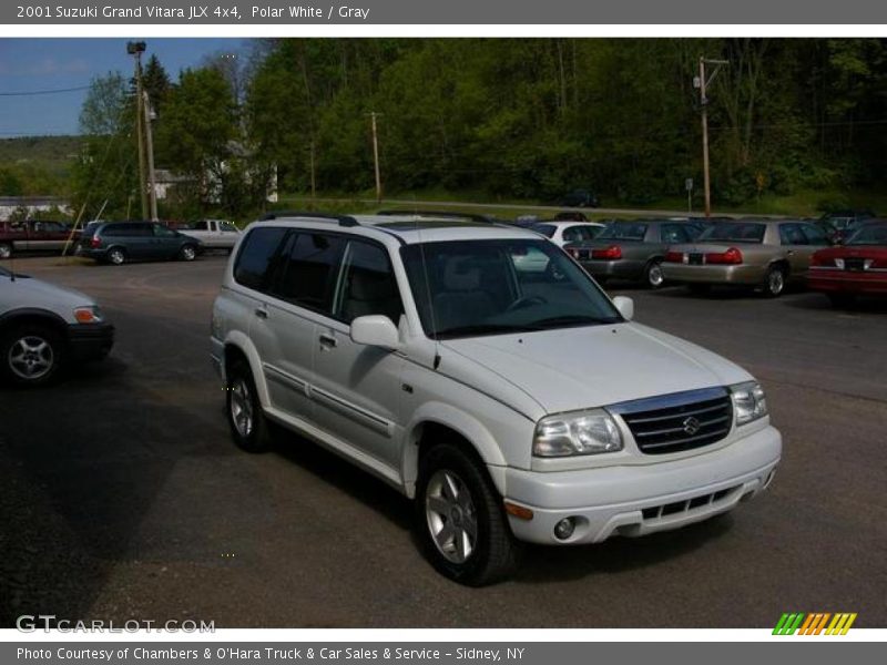 Polar White / Gray 2001 Suzuki Grand Vitara JLX 4x4