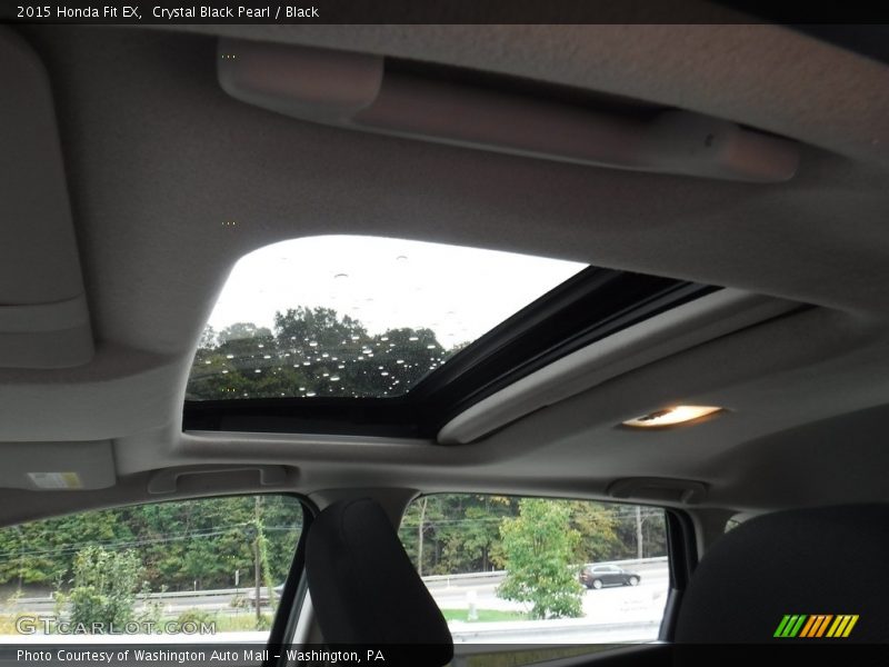Crystal Black Pearl / Black 2015 Honda Fit EX