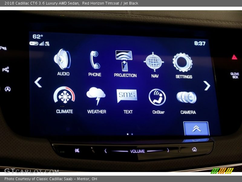 Red Horizon Tintcoat / Jet Black 2018 Cadillac CT6 3.6 Luxury AWD Sedan