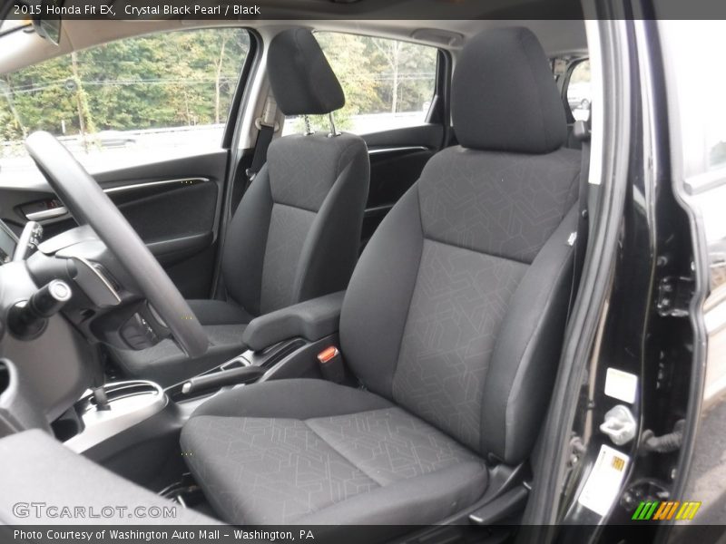 Crystal Black Pearl / Black 2015 Honda Fit EX