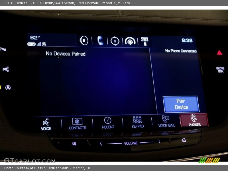 Red Horizon Tintcoat / Jet Black 2018 Cadillac CT6 3.6 Luxury AWD Sedan