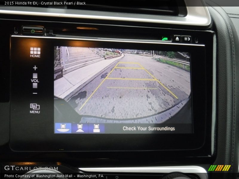 Crystal Black Pearl / Black 2015 Honda Fit EX