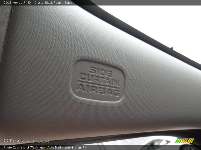 Crystal Black Pearl / Black 2015 Honda Fit EX