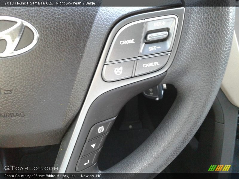 Night Sky Pearl / Beige 2013 Hyundai Santa Fe GLS
