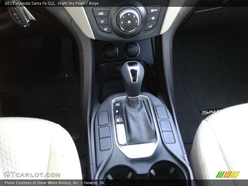 Night Sky Pearl / Beige 2013 Hyundai Santa Fe GLS