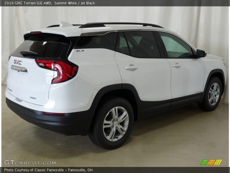 Summit White / Jet Black 2019 GMC Terrain SLE AWD