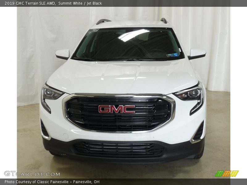 Summit White / Jet Black 2019 GMC Terrain SLE AWD