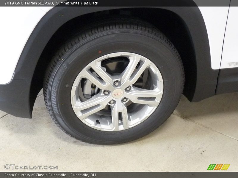 Summit White / Jet Black 2019 GMC Terrain SLE AWD