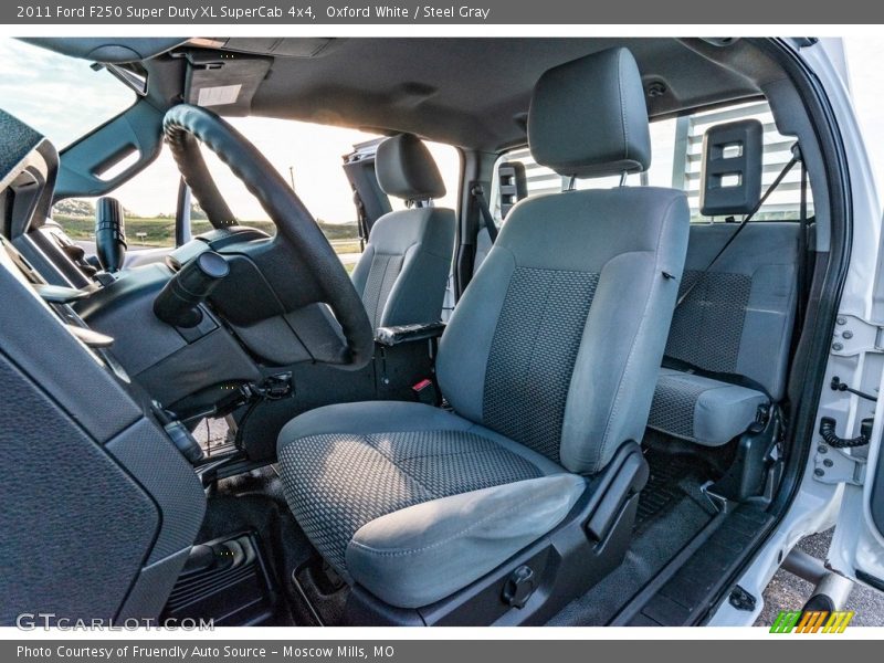 Oxford White / Steel Gray 2011 Ford F250 Super Duty XL SuperCab 4x4