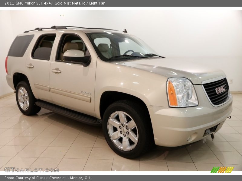 Gold Mist Metallic / Light Tan 2011 GMC Yukon SLT 4x4