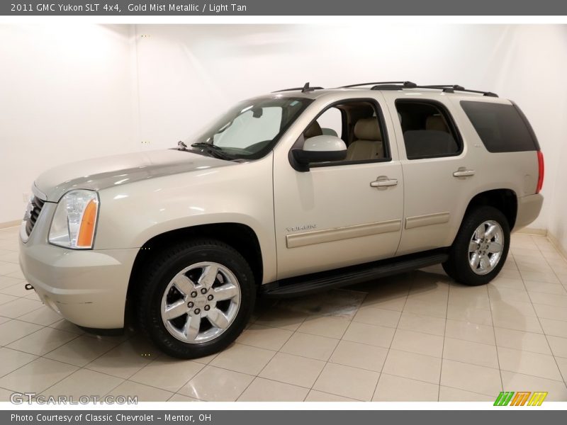 Gold Mist Metallic / Light Tan 2011 GMC Yukon SLT 4x4