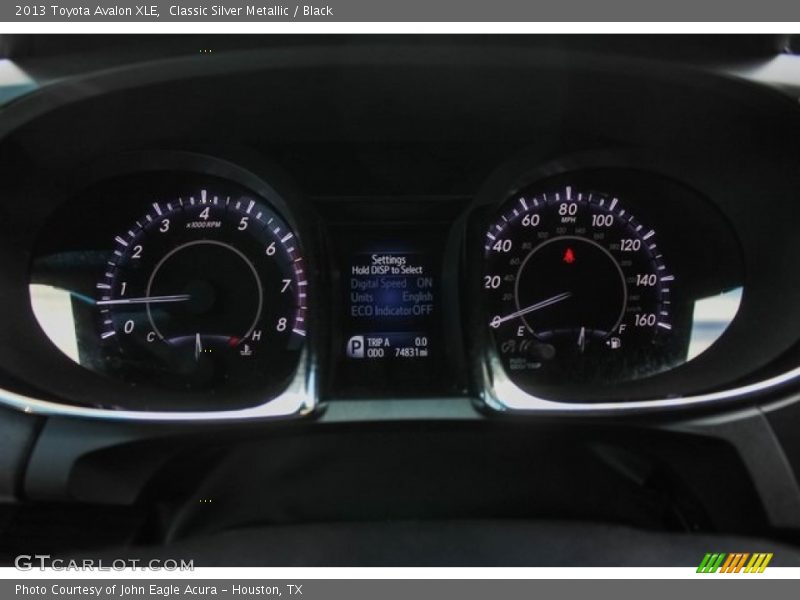Classic Silver Metallic / Black 2013 Toyota Avalon XLE