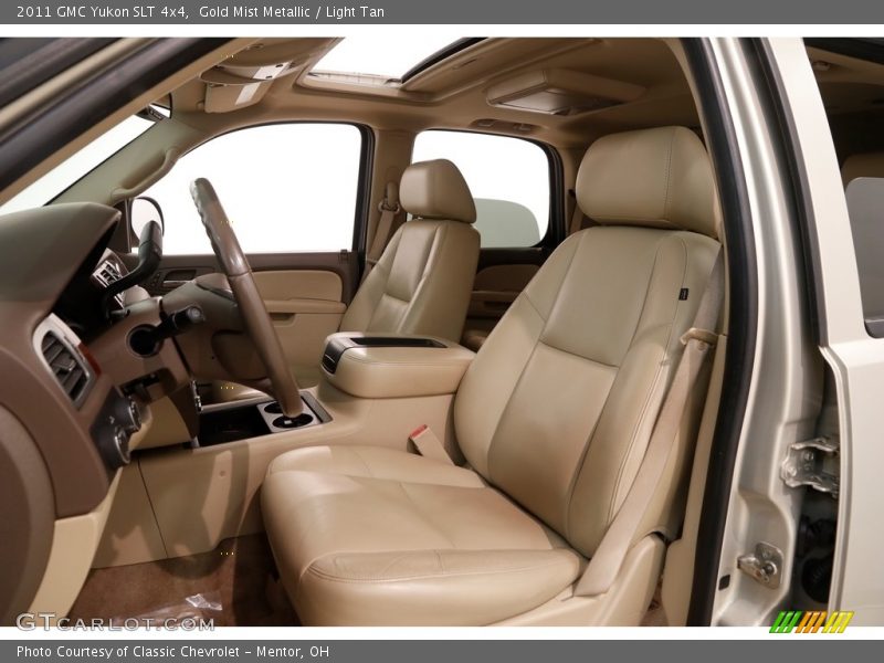 Gold Mist Metallic / Light Tan 2011 GMC Yukon SLT 4x4