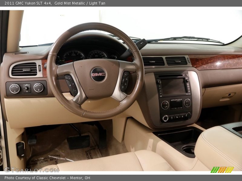 Gold Mist Metallic / Light Tan 2011 GMC Yukon SLT 4x4